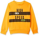 Amazon Brand - Jam & Honey Boy's Sweatshirt - Cuddle Up in Playful Comfort with These Long Sleeve Sweatshirts which are Super Soft & Fun for All Day Adventures! Yellow