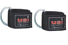 USI Nylon Ankle Cuff Cable Padded Strap for Ankle D Ring Ankle Strap Pair