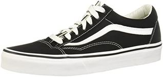 Vans Unisex Old Skool Black/True White Skate Shoe 11.5 Men US