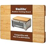 Cutting board for Mini Smart Oven, Compatible with Breville BOV450XL Countertop Toaster Oven, With Heat Resistant Non-Skid Silicone Feet, Creates Storage Space, Protects Cabinets Cupboard, 15.2x9.5”