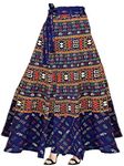 Gayatri Fashion Women's Combo Jaipuri Maxi Skirt, Sanganeri Print, Rajasthani Jaipuri Traditional Long Fashion Skirts Multicolour