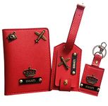 Giftsclub Polyurethane Unisex wallet(RED)