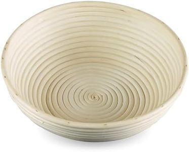Frieling Round Proofing Basket, Brotform Bread Rising Banneton and Serving Basket, 11-Inch