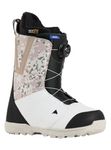 Burton Men's Moto BOA Snowboard Boots, Black/White/Snowfall Camo, 14