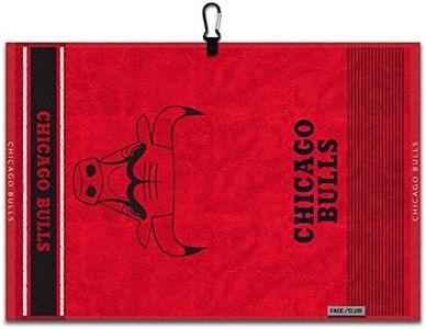 Team Effort Chicago Bulls Face/Club Jacquard Golf Towel 16" x 24"