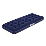 Bestway Pavillo Single Size Air Bed | Inflatable Outdoor, Indoor Airbed for Camping, Quick Inflation Air Mattress, Blue