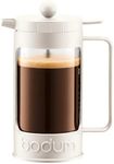 BODUM Bean 8 Cup French Press Coffee Maker, Off White, 1.0 l, 34 oz