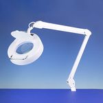 Lightcraft Classic LED Magnifier Lamp, White