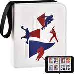 Football Card Binder Holder for NFL Cards/for Topps Baseball Cards 2022 Series. Basketball Cards Collection Album for Sports Trading Card, 440 Pockets Protector Case for PM TCG (Box Only)-White