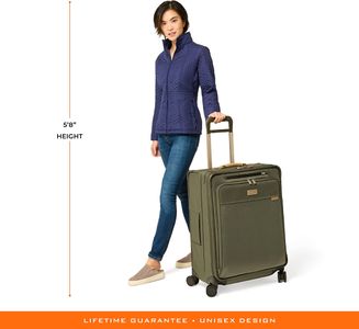 Briggs & Riley 66cm Spinner Suitcase – Olive