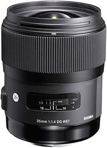 Sigma 35mm F1.4 Art DG HSM Lens for Canon, Black, 3.7 x 3.03 x 3.03 (340101)