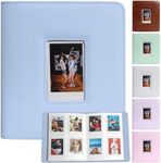 Photo Album,288 Pockets Polaroid Instax Photo Album for Fujifilm Instax 7S 8 9 11 25 70 Mini Camera,H HOME-MART Fujifilm Polaroid Snap,SocialMatic Instant Cameras (Blue)