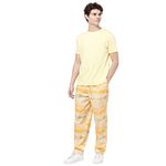 Sexy Beast Digitally Printed Cotton Pajama Pants For Men Bottomwear Loungewear Sleepwear Pyjamas (Tokyo Tie Dye-White, S)