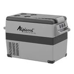 Alpicool CF45 45L Car Refrigerator Portable Car Fridge Freezer 12/24v Campervan Boat DC Electric Cooler for Camping, Driving, Picnic