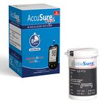 AccuSure Simple Blood Glucose Test Strip - 50 Strips