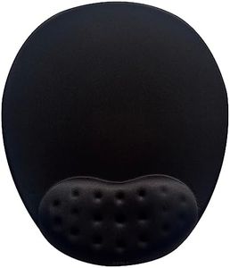 BRILA Large Mouse Pad with Wrist Support - Comfy Ergonomic Soft Memory Foam Wrist Rest Cushion Pad - XXL Non-Slip Gaming Mouse Mat for Computer Laptop - Pain Relief