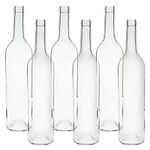 Juvale 6 Pack Empty Wine Bottles fo
