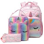 Kids School Backpack Lunch Box Bag 