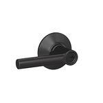 SCHLAGE Broadway Lever with Plymouth Trim Keyed Entry Lock, Matte Black (F51A BRW 622 PLY), Standard