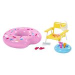 Barbie The Movie Pool Play Set with Accessories for Girls Ages 3 and Up, Small