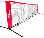 Wilson Mobile Tennis Court Tennis Net, Width 6.1 M, Red