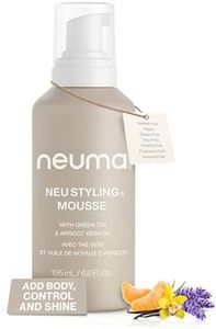 Neuma Neu Styling Hair Mousse 6.6 Fl. Oz. Mousse for Hair Volume with Lavender, Mandarin & Vanilla Scent
