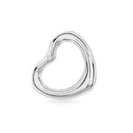 Tuscany Silver Women's Sterling Silver Large Float Heart Pendant