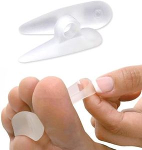 NatraCure Gel Hammer Toe Crest Pads (Left/Right) - 2 Pairs – (Toe Straightening Cushion, for Mallet Toes and Overlapping Toes) - 3035-M RET 4PK