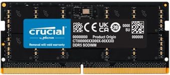 Crucial DDR5 SODIMM 5600MHz CL46 Notebook Laptop RAM Memory, 32GB