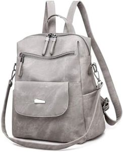 UBAYMAX Mochila Casual de Moda, Monedero de Cuero PU Sintético, Bolsa de Hombro Escuela Viaje Compras Señoras, Regalo para Mujer, Gran Capacidad