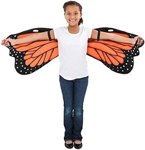 Monarch Butterfly Plush Costume Wings by Adventure Kids: One Size Fits Most with 110cm Wingspan by Adventure Kids