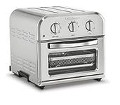 Cuisinart TOA-26 Compact Airfryer Toaster Oven, 1800-Watt Motor with 6-in-1 Functions and Wide Temperature Range, Large Capacity Air Fryer with 60-Minute Timer/Auto-Off, Stainless Steel