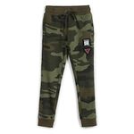 Alan Jones Clothing Boy's Regular Fit Cotton Blend Track Pant (BJOG-P38-KHAKI-15.16YRS_Khaki_15 Years-16 Years)