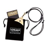 Logan Ventura Brass Whistle (Whistle and leather cord lanyard)