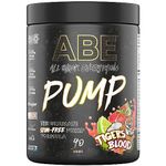 Applied Nutrition ABE Pump Pre Workout - All Black Everything Stim Free Pump Pre Workout Powder | Pump, Energy & Strength with Citrulline, Creatine, Beta-Alanine (500g - 40 Servings) (Tigers Blood)