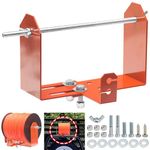 Weed Wacker Commercial Trimmer Line Holder | Orange, Heavy Duty Stainless Steel | Adjustable Width (4.5“-9.54”) | with Mounting Hardware & Low Profile Steel Bracket for 3 Or 5 Pound Line Spool