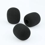 LEFXMOPHY Cloud 2 Mic Foam Replacement for HyperX Cloud II/Alpha/Alpha S/Mix/Core Gaming Headphone/Cloud Chat Headset Microphone Pop Filter Cover, 3 Pack Hyper X Windscreen