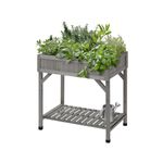 VegTrug® 8 Pocket Herb Planter, Grey Wash, 78x58x80 cm