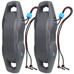 AWEMUFA 2 Pack EVA Boat Fenders Boat Bumpers for Docking Upgraded Boat Fenders Bumpers, Fit for Pontoon, Bass, Deck and Jon Boat