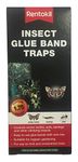 Rentokil FIG01 Insect Glue Band Traps - Black