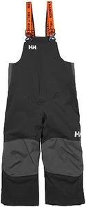 Helly-Hansen Kids Unisex Rider 2 Insulated Waterproof Windproof Breathable Bib Ski Pants, 990 Black - 2