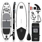 TIGERXBANG Inflatable Stand Up Paddle Boards with Premium SUP Board Accessories, Allround Paddle Boards for Adults/Kids,Defender Collection Black