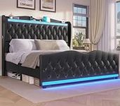 ADORNEVE King Bed Frame with Tall W