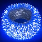 492FT 1500 LED Christmas Lights Outdoor, Christmas Tree Lights Indoor with 8 Modes/Timer/Memory, Waterproof Christmas Decorations Fairy String Lights for Bedroom Xmas Birthday Wedding Party, Blue