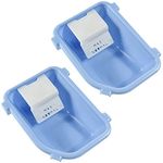 HQRP 2-Pack Washer Liquid Detergent Container Box Dispenser Assembly Replacement Part Compatible with LG Kenmore 3891ER2003A 3890ER2003A 3891ER2003B 3891ER2003D AAZ73736101 EA3522644 AP4436613 Blue