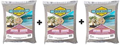 Shehri Kisaan® Natural River Sand - 15kg Grey | Aquarium Sand & Substrate | Pure Organic Plants Soil Mix Additive | Use in Havan Pujan | Use in Garden Decor, Clear Vases, Dish Gardens & Terrariums