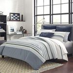 Nautica Lansier Comforter Set Queen, Grey - Queen Comforter