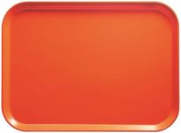 Cambro Camtray 14" X 18" Rectangular Tray, Orange Pizazz (1418222) Category: Serving Platters and Trays