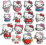 Mubal 15pcs Cute Cartoon Kitty Embr