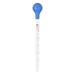 letcdfer Glass Scale Line Pipette Lab Dropper Dropping Pipet Blue Rubber Head Pipettors Dropping Pipettes Glass Pipette Dropper Lab Liquid Transfer Dropping Pipettes(10ML,1PC), PC (Polycarbonate)